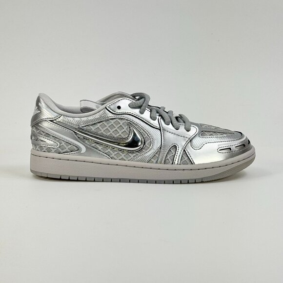 Air Jordan Shoes - Air Jordan 1 Low Women's Method of Make V3 'Metallic Silver' HQ2186-002 size 8